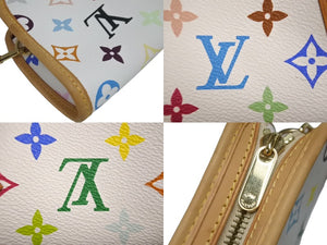 極美品 LOUIS VUITTON ルイヴィトン ハンドバッグ シャーリー モノグラムマルチカラー ブロン M40049 ゴールド金具 中古 62448
