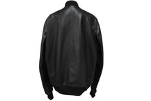 画像をギャラリービューアに読み込む, Rick Owens リックオウエンス 16SS レザーボンバージャケット RU16S3775-LCW ブラック サイズ52 美品 中古 62450 