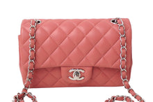 Load image into Gallery viewer, CHANEL シャネル 横長 20cm ショルダーバッグ ミニマトラッセショルダーチェーン ピンク ラムスキン 美品 中古 62445