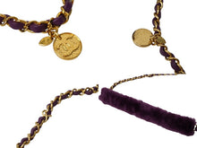 Load image into Gallery viewer, 極美品 CHANEL シャネル ココマーク バニティ 2WAYショルダーバッグ シアリング 22AW AS3357 パープル ゴールド金具 中古 62457