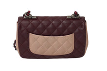 Load image into Gallery viewer, CHANEL シャネル トリコロール チェーンショルダーバッグ マトラッセ ラムスキン 20番台 マルチカラー シルバー 美品 中古 62458