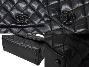 新品同様品 CHANEL シャネル ココハンドルXXS 2WAYハンドバッグ 29番台 AS2215 エイジドカーフ ソーブラック 中古 62459