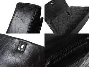 新品同様品 CHANEL シャネル ココハンドルXXS 2WAYハンドバッグ 29番台 AS2215 エイジドカーフ ソーブラック 中古 62459