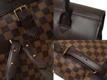 Load image into Gallery viewer, 極美品 LOUIS VUITTON ルイ ヴィトン ダミエ ソーホー リュック デイパック N51132 ブラウン PVC レザー 中古 62461