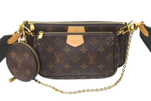 Load image into Gallery viewer, 極美品 LOUIS VUITTON ルイヴィトン ミュルティポシェット・アクセソワール カーキ ショルダーバッグ モノグラム M44813 中古 62463