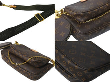 Load image into Gallery viewer, 極美品 LOUIS VUITTON ルイヴィトン ミュルティポシェット・アクセソワール カーキ ショルダーバッグ モノグラム M44813 中古 62463