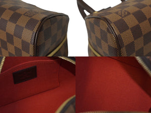 極美品 LOUIS VUITTON ルイヴィトン リベラミニ ハンドバッグ N41436 ダミエキャンバス ブラウン 廃盤 ゴールド金具 中古 62464