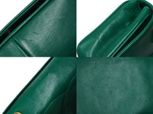 Load image into Gallery viewer, CHANEL シャネル チェーンショルダーバッグ ココマーク ヴィンテージ 0番台 ラムスキン グリーン ゴールド金具 美品 中古 62469