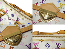 画像をギャラリービューアに読み込む, LOUIS VUITTON ルイヴィトン ハンドバッグ M40125 リタ モノグラムマルチカラー ホワイト ゴールド金具 美品 中古 62470