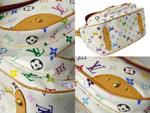 画像をギャラリービューアに読み込む, LOUIS VUITTON ルイヴィトン ハンドバッグ M40125 リタ モノグラムマルチカラー ホワイト ゴールド金具 美品 中古 62470
