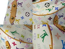 画像をギャラリービューアに読み込む, LOUIS VUITTON ルイヴィトン ハンドバッグ M40125 リタ モノグラムマルチカラー ホワイト ゴールド金具 美品 中古 62470