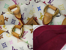 画像をギャラリービューアに読み込む, LOUIS VUITTON ルイヴィトン ハンドバッグ M40125 リタ モノグラムマルチカラー ホワイト ゴールド金具 美品 中古 62470