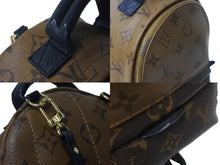 Load image into Gallery viewer, LOUIS VUITTON ルイ ヴィトン モノグラム リバース パームスプリングス ミニ デイパック M44872 マロン ブラック 美品 中古 62473