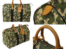 Load image into Gallery viewer, LOUISVUITTON ルイヴィトン モノグラム フラージュ スピーディ35 ボストンバッグ ハンドバッグ M95773 迷彩 村上隆 美品 中古 62474