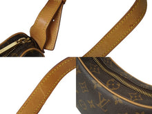 画像をギャラリービューアに読み込む, LOUIS VUITTON ルイヴィトン ハンドバッグ M51510PM ポシェット クロワッサン モノグラム ブラウン ゴールド 美品 中古 62475