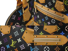 Load image into Gallery viewer, LOUIS VUITTON ルイヴィトン モノグラムマルチ ハンドバッグ アルマ M92646 ブラック マルチ ゴールド金具 美品 中古 62476