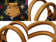 Load image into Gallery viewer, LOUIS VUITTON ルイヴィトン モノグラムマルチ ハンドバッグ アルマ M92646 ブラック マルチ ゴールド金具 美品 中古 62476