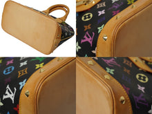 Load image into Gallery viewer, LOUIS VUITTON ルイヴィトン モノグラムマルチ ハンドバッグ アルマ M92646 ブラック マルチ ゴールド金具 美品 中古 62476