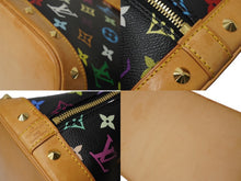 Load image into Gallery viewer, LOUIS VUITTON ルイヴィトン モノグラムマルチ ハンドバッグ アルマ M92646 ブラック マルチ ゴールド金具 美品 中古 62476