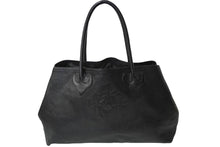 画像をギャラリービューアに読み込む, CHROME HEARTS クロムハーツ 3セメタリー トートバッグ レザー ハンドバッグ ブラック シルバー925 美品 中古 62479