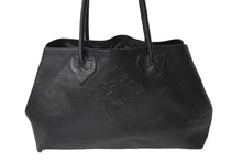 画像をギャラリービューアに読み込む, CHROME HEARTS クロムハーツ 3セメタリー トートバッグ レザー ハンドバッグ ブラック シルバー925 美品 中古 62479