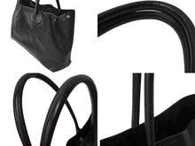 画像をギャラリービューアに読み込む, CHROME HEARTS クロムハーツ 3セメタリー トートバッグ レザー ハンドバッグ ブラック シルバー925 美品 中古 62479