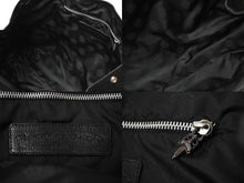 画像をギャラリービューアに読み込む, CHROME HEARTS クロムハーツ 3セメタリー トートバッグ レザー ハンドバッグ ブラック シルバー925 美品 中古 62479