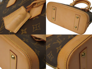 LOUIS VUITTON ルイヴィトン アルマBB ハンドバッグ M53152 モノグラムキャンバス ブラウン ゴールド金具 美品 中古 62483