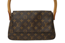 画像をギャラリービューアに読み込む, 極美品 LOUIS VUITTON ルイヴィトン モノグラム ミニルーピング ワンショルダーバッグ M51147 ブラウン 中古 62484