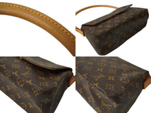 画像をギャラリービューアに読み込む, 極美品 LOUIS VUITTON ルイヴィトン モノグラム ミニルーピング ワンショルダーバッグ M51147 ブラウン 中古 62484
