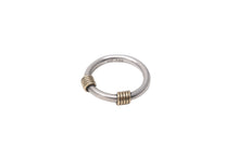 Load image into Gallery viewer, TIFFANY&amp;Co. ティファニー バンドウィズ2ワイヤー コイル リング 指輪 K18 シルバー925 3.6g サイズ6.5号 美品 中古 62490