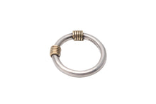 Load image into Gallery viewer, TIFFANY&amp;Co. ティファニー バンドウィズ2ワイヤー コイル リング 指輪 K18 シルバー925 3.6g サイズ6.5号 美品 中古 62490