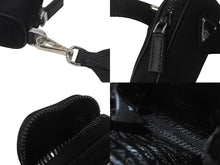 Load image into Gallery viewer, 新品同様 PRADA プラダ ショルダーバッグ ブラック ナイロン トライアングルロゴ 2VH113 2DMHF0002 中古 62498