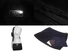Load image into Gallery viewer, 新品同様 PRADA プラダ ショルダーバッグ ブラック ナイロン トライアングルロゴ 2VH113 2DMHF0002 中古 62498