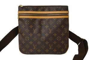 極美品 LOUIS VUITTON ルイ ヴィトン ショルダーバッグ ポシェット ボスフォール モノグラムキャンバス M40044 ブラウン 中古 62499