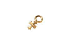Load image into Gallery viewer, 極美品 CHROME HEARTS クロムハーツ 22K CHクロス スタック チャーム ゴールド ネックレストップ 2.001g 小物 中古 62508