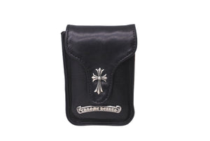 CHROME HEARTS クロムハーツ シガレットケース CHクロス レザー