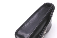 Load image into Gallery viewer, CHROME HEARTS クロムハーツ シガレットケース CHクロス レザー ブラック シルバー925 美品 中古 62510