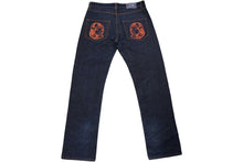 Load image into Gallery viewer, Billionaire Boys Club ビリオネアボーイズクラブ 宇宙飛行士プリントデニムパンツ サイズXL ブルー シルバー金具 美品 中古 62512