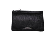 Load image into Gallery viewer, CHROME HEARTS クロムハーツ クロスパッチ ジッパーチェンジパース コインケース 小物入れ ブラック シルバー925 美品 中古 62514