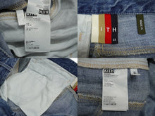 Load image into Gallery viewer, 極美品 Kith キース デニムカーゴパンツ 裾ドローコード インディゴ ブルー サイズ33 中古 62516
