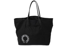Load image into Gallery viewer, CHROME HEARTS クロムハーツ ルシール トートバッグ キャンバス ダガー ロゴプリント ブラック シルバー925 美品 中古 62517