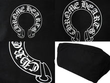 Load image into Gallery viewer, CHROME HEARTS クロムハーツ ルシール トートバッグ キャンバス ダガー ロゴプリント ブラック シルバー925 美品 中古 62517