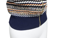 Load image into Gallery viewer, 極美品 CHANEL シャネル ショート丈 ジップアップ ニット マルチカラー ココマーク ロゴ P55770K07317 サイズ34 中古 62530