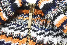 Load image into Gallery viewer, 極美品 CHANEL シャネル ショート丈 ジップアップ ニット マルチカラー ココマーク ロゴ P55770K07317 サイズ34 中古 62530