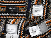 Load image into Gallery viewer, 極美品 CHANEL シャネル ショート丈 ジップアップ ニット マルチカラー ココマーク ロゴ P55770K07317 サイズ34 中古 62530