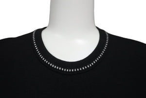 CHANEL シャネル スポーツライン ニット タンクトップ・ノースリーブ P22076V01420 ブラック サイズ38 美品 中古 62537