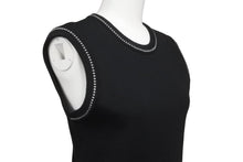 Load image into Gallery viewer, CHANEL シャネル スポーツライン ニット タンクトップ・ノースリーブ P22076V01420 ブラック サイズ38 美品 中古 62537