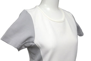 CHANEL シャネル 半袖Ｔシャツ スポーツライン ココマーク サイズ40 P17575V09971 ホワイト グレー 美品 中古 62541