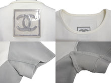 Load image into Gallery viewer, CHANEL シャネル 半袖Ｔシャツ スポーツライン ココマーク サイズ40 P17575V09971 ホワイト グレー 美品 中古 62541